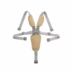Baby Harness For Pushchair Dinner Chair Highchair 5 Points Safety Belt Length Adjust PU Leather Shoulder Crotch PAD Universal ...