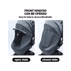 Universal Baby Stroller Accessories Windproof Waterproof UV Protection Sunshade Cover for Kids Baby Prams Car Outdoor Activities - GRAY