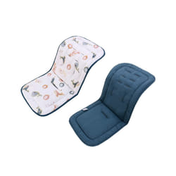 Stroller Seat Liner for Baby Pushchair Car Cart Chair Mat Child Trolley Mattress Diaper Pad Infant Stroller Cushion Accessories - Blue