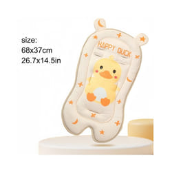 Baby Stroller Seat Cushion Kids Cotton Breathable Prams Cart MatÂ Pushchair Soft Mattress Infant Pad Travel Stroller Accessories - Yellow Duck