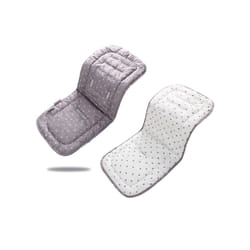 Stroller Seat Liner for Baby Pushchair Car Cart Chair Mat Child Trolley Mattress Diaper Pad Infant Stroller Cushion Accessories - WHITE