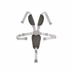 Baby Harness For Pushchair Dinner Chair Highchair 5 Points Safety Belt Length Adjust PU Leather Shoulder Crotch PAD Universal ...