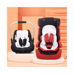 Baby Stroller Cushion Infant Car for SEAT Insert for Head Body Support Pillow Pram Thermal Mattress Mesh Breathable Line - White