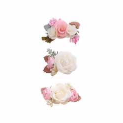 Baby Accessories Princess Flower Hairpins for Baby and Little Girl Imitation Headdress Kids Princess Hair Accessories 3 - 7, ...