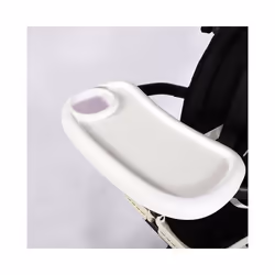 Baby Stroller Dinner Table Tray Pram Carriage Accessories Plate Handrest Dish Supplies For Toddler Infant Milk Bottle Cup - black