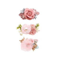 Baby Accessories Princess Flower Hairpins for Baby and Little Girl Imitation Headdress Kids Princess Hair Accessories 3 - 1, 3 pcs set