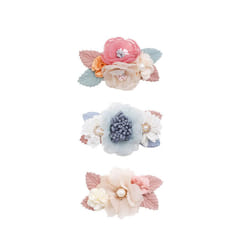 Baby Accessories Princess Flower Hairpins for Baby and Little Girl Imitation Headdress Kids Princess Hair Accessories 3 - 3, 3 pcs set