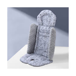 Baby Stroller Cushion Buggys Pushchair Baby Car Liner Baby Body Support Pad for Toddler Baby Pram Carriage Cushion - Gray