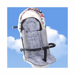 Baby Stroller Cushion Buggys Pushchair Baby Car Liner Baby Body Support Pad for Toddler Baby Pram Carriage Cushion - Blue