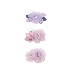 Baby Accessories Princess Flower Hairpins for Baby and Little Girl Imitation Headdress Kids Princess Hair Accessories 3 - 5, ...