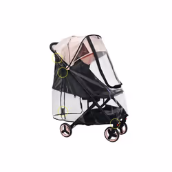 Baby stroller accessory outdoor waterproof rain cover universal stroller rain cover - Clear