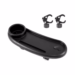 Stroller Snack Tray Removable Baby Stroller Food Tray With Cup Holder Stroller Snacks Holder With Adjustable Buckle And - B