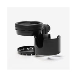Stroller 2 in1 Cup Holder Universal Double Coffee Milk Bottle Holder for Pram Bike Motorcycle Bicycle ABS Stroller Accessories - Black