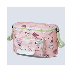 2022 New Baby Organizer With Strap Diaper Bag Mummy Stroller Travel Nappy Bags Water Bottle Storage Bag Stroller Accessories - Pink dog