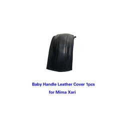 Baby Stroller PU Leather Handle Covers For Mima Xari Pram Bar Sleeve Case  Protective  Armrest Cover Stroller  Accessories - baby 1pc black
