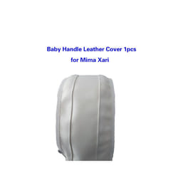 Baby Stroller PU Leather Handle Covers For Mima Xari Pram Bar Sleeve Case  Protective  Armrest Cover Stroller  Accessories - baby 1pc white