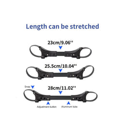 3Pcs Twin Baby Stroller Connector Universal Joints Triplets Quadruplets Infant Cart Secure Straps Adjustable Linker Hook - 3pcs set