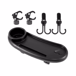 Stroller Snack Tray Removable Baby Stroller Food Tray With Cup Holder Stroller Snacks Holder With Adjustable Buckle And - A