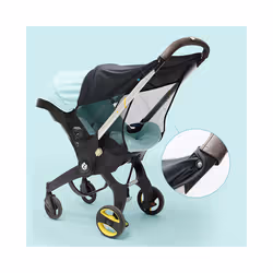 Stroller Sunshade For Doona 4in1 Car Seat Extension Cover Sun Protection Awning Baby Stroller Accessories - black