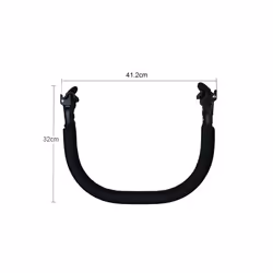 Baby Stroller bumper bar Armrest for Babyzen yoyo 2 yoya Pushchair Front Bumper Bars Baby Stroller Accessories - Black