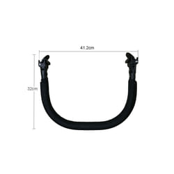 Baby Stroller bumper bar Armrest for Babyzen yoyo 2 yoya Pushchair Front Bumper Bars Baby Stroller Accessories - Black