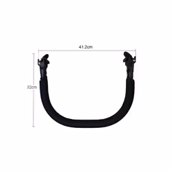 Baby Stroller bumper bar Armrest for Babyzen yoyo 2 yoya Pushchair Front Bumper Bars Baby Stroller Accessories - Black