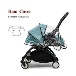 Stroller Rain Cover For YOYO 0+/YOYO 6+  Baby Carrige Rain Coat Safety EVA Material Water Proof 1:1 Design Stroller Accessories - for newborn pack