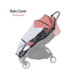 Stroller Rain Cover For YOYO 0+/YOYO 6+  Baby Carrige Rain Coat Safety EVA Material Water Proof 1:1 Design Stroller Accessories - for stroller