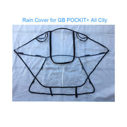 COLU KID Raincoat Baby Stroller Accessories Rain Cover Waterproof Cover for  Cybex Libelle and GB Pockit+ All City Stroller - black edge cover