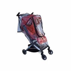 COLU KID Raincoat Baby Stroller Accessories Rain Cover Waterproof Cover for  Cybex Libelle and GB Pockit+ All City Stroller - black edge cover