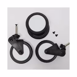 Baby Strollers Rubber Wheels Baby Strollers Front/Back Wheels Replacement Accessories for Yoya Vovo Wheel Kids Carriage - 1pc rear wheel