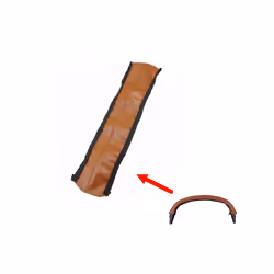 Pu Leather Cover For Stokke Xplory V4 / V5 Stroller Handle Baby Pram Armrest Protective Case Covers Baby Carriage Accessories ...