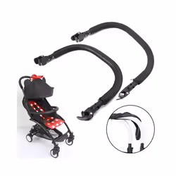 Baby Stroller Armrest Bumper Bar Universal Handlebars Baby Pushchair Accessories - B