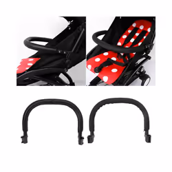 Baby Stroller Armrest Bumper Bar Universal Handlebars Baby Pushchair Accessories - B