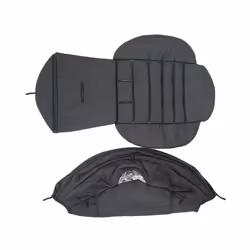 Baby Stroller Hood And Cushion For Babyyoya yoyo2 Stroller Accessories Pram Cushion Pad Sun Shade Cushion Seat - Black 01