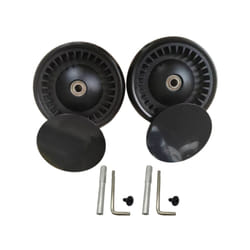 Baby Strollers Rubber Wheels Baby Strollers Front/Back Wheels Replacement Accessories for Yoya Vovo Wheel Kids Carriage - 2pcs black wheel