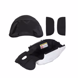 4IN 1 Car Seat Stroller Accessories Doona Replacement Cover Kit Canopy Sunshade Seat Cushion Shoulder Pads Doona Accessories ...