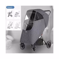 Universal Waterproof Winter Thicken RainCover Pushchairs Raincoat Full Cover Wind Dust Shield for Baby Stroller Accessories - ...