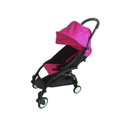 Stroller Sunshade Covers and Cushions for Yoyo Yoya Yuyu Vovo Babyzen Bugaboo Strollers Carts Sun Shade Canopy and Seat - rosy