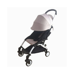 Stroller Sunshade Covers and Cushions for Yoyo Yoya Yuyu Vovo Babyzen Bugaboo Strollers Carts Sun Shade Canopy and Seat - beige