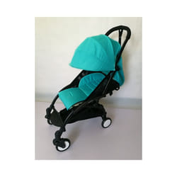 Stroller Sunshade Covers and Cushions for Yoyo Yoya Yuyu Vovo Babyzen Bugaboo Strollers Carts Sun Shade Canopy and Seat - dark green