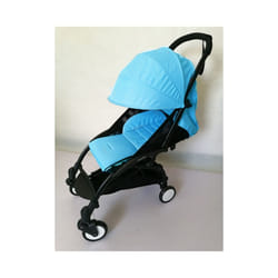 Stroller Sunshade Covers and Cushions for Yoyo Yoya Yuyu Vovo Babyzen Bugaboo Strollers Carts Sun Shade Canopy and Seat - blue