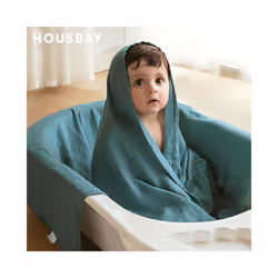 Bamboo Blanket 120*120Cm Summer Breathable Bath Towel Beige Khaki  Baby Blanket Envelope For Newborn Swaddle Stroller Cover - white