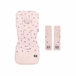 Stroller Cushion & Seat Belt Cover 2Pcs/Set Universal Baby Pram Seat Pad Soft Kids Pushchair Car Mat Stroller Accessories - d ...