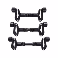 Twin Stroller Connector Lightweight Pram Adapter Turns Two Single Strollers Into One Double Stroller Universal Accessory - Bl ...