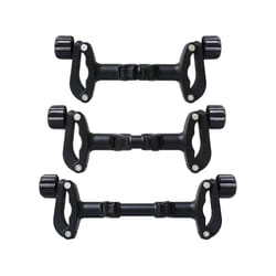 Twin Stroller Connector Lightweight Pram Adapter Turns Two Single Strollers Into One Double Stroller Universal Accessory - Black