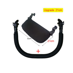 Baby Stroller Accessories Armrest for Babyzen yoyo 2 yuyu strollers , Pushchair Front Bumper Bars - 21cm with bar