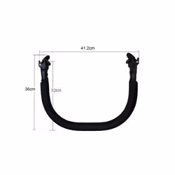 Baby Stroller Accessories Armrest for Babyzen yoyo 2 yuyu strollers , Pushchair Front Bumper Bars - 21cm with bar