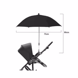 UV Protection Baby Stroller Umbrella With Clamp Universal Sunscree Rainproof Stroller Cover Umbrella Baby Stroller Accessori ...