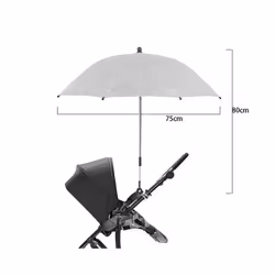 UV Protection Baby Stroller Umbrella With Clamp Universal Sunscree Rainproof Stroller Cover Umbrella Baby Stroller Accessori ...